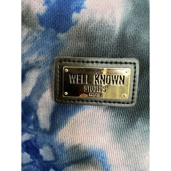 WELL KNOWN STUDIOS Billionaire Boys Club Houston Tie Dye Pullover Hoodie Large - Picture 3 of 6